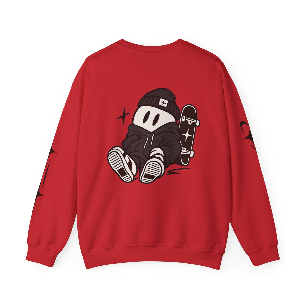 Liptoc Logo Crewneck Sweatshirt — Retro Spacewave Graphic