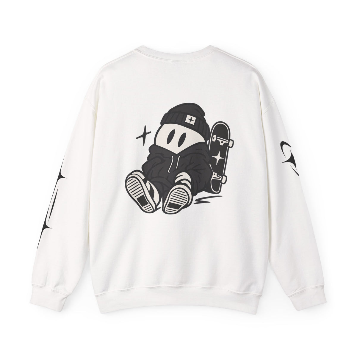 Liptoc Logo Crewneck Sweatshirt — Retro Spacewave Graphic