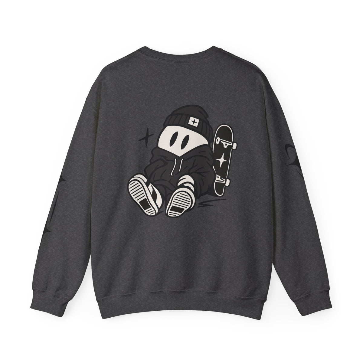 Liptoc Logo Crewneck Sweatshirt — Retro Spacewave Graphic