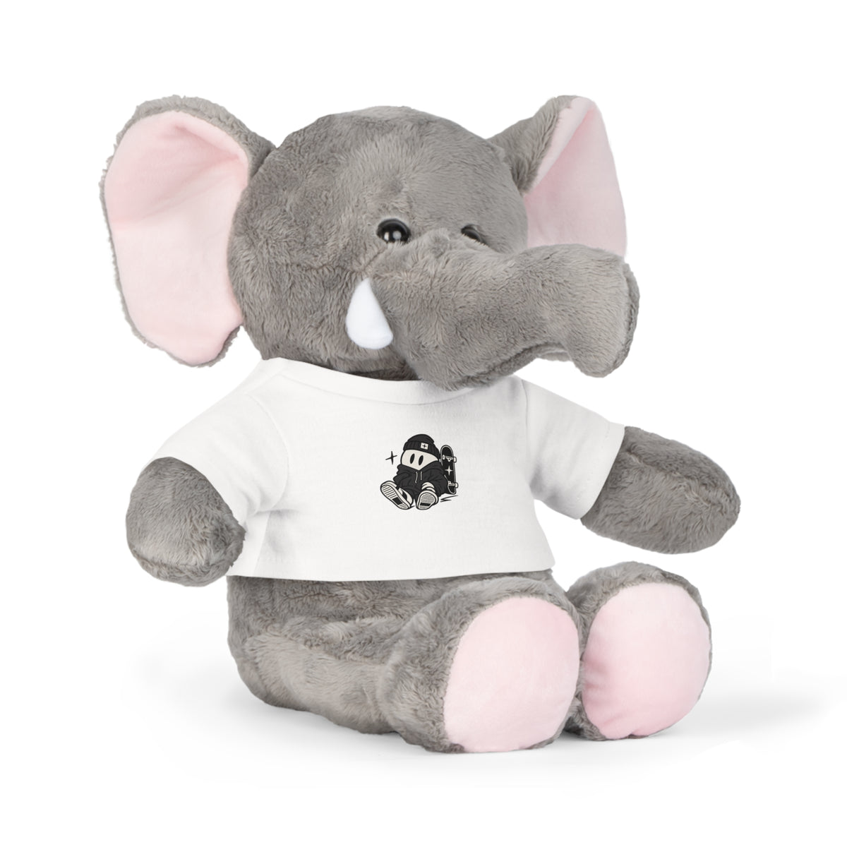Classic Teddy Bear Plush Toy with Cute Cartoon T-Shirt
