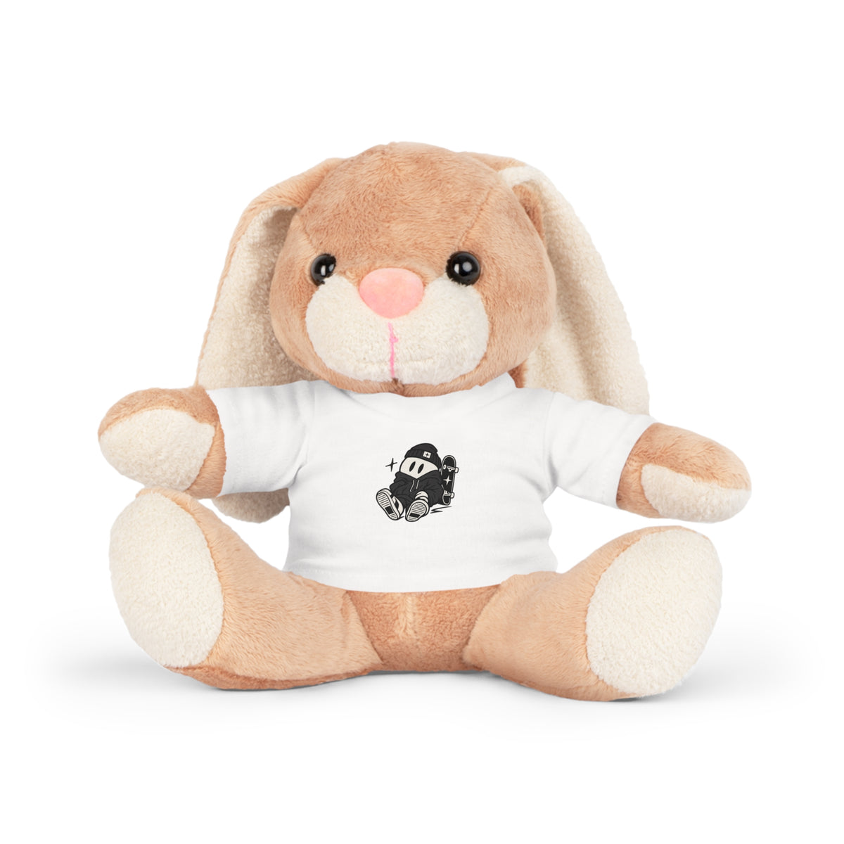 Classic Teddy Bear Plush Toy with Cute Cartoon T-Shirt