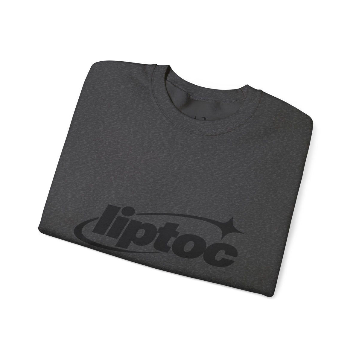 Liptoc Logo Crewneck Sweatshirt — Retro Spacewave Graphic