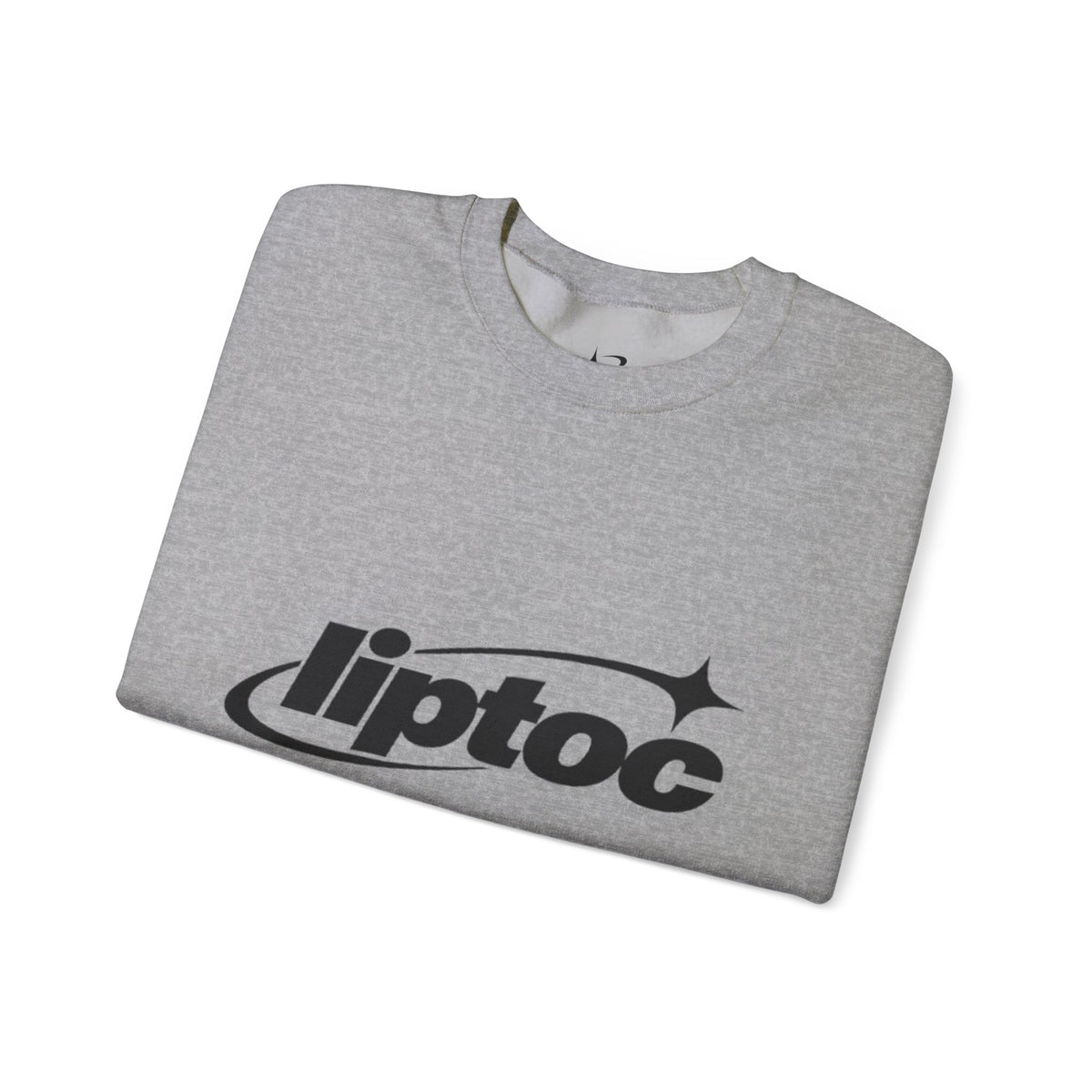 Liptoc Logo Crewneck Sweatshirt — Retro Spacewave Graphic