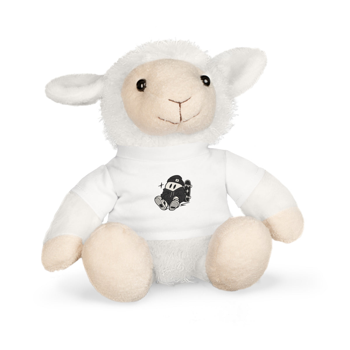 Classic Teddy Bear Plush Toy with Cute Cartoon T-Shirt