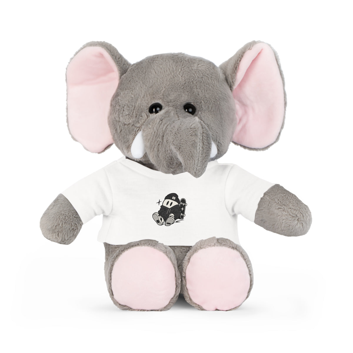 Classic Teddy Bear Plush Toy with Cute Cartoon T-Shirt