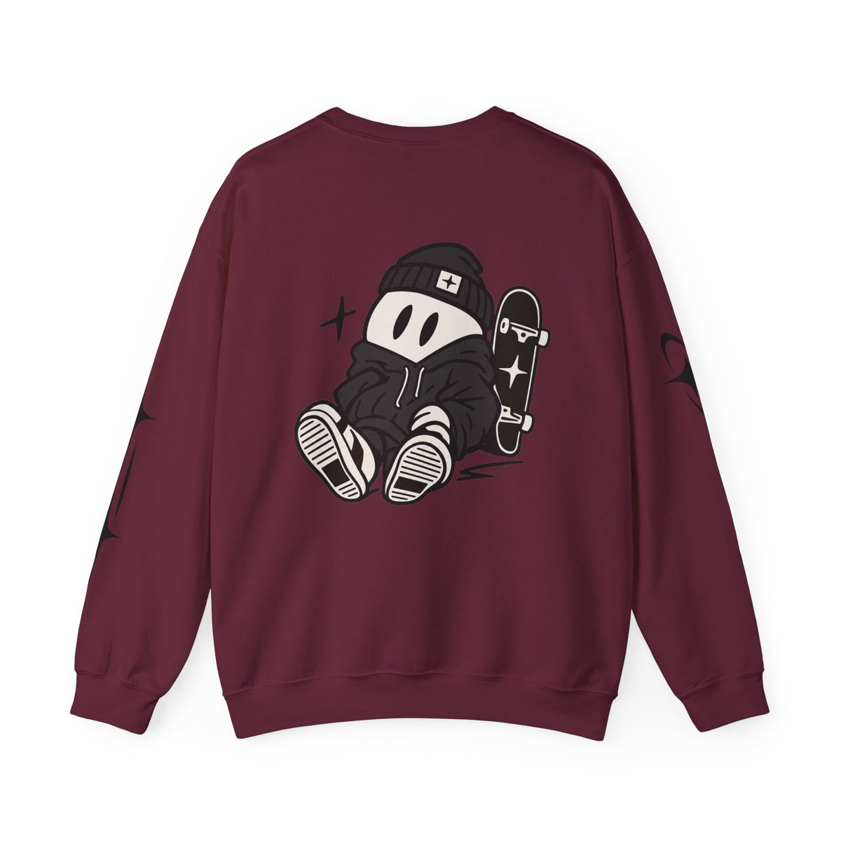 Liptoc Logo Crewneck Sweatshirt — Retro Spacewave Graphic