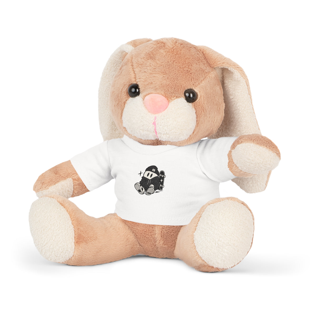 Classic Teddy Bear Plush Toy with Cute Cartoon T-Shirt