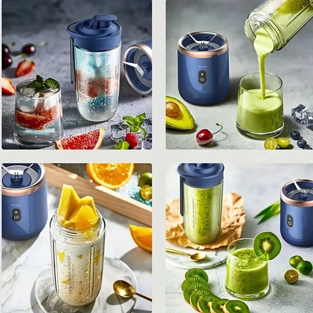 Batidora Portátil USB 400ml – Smoothies y Batidos Donde Quieras
