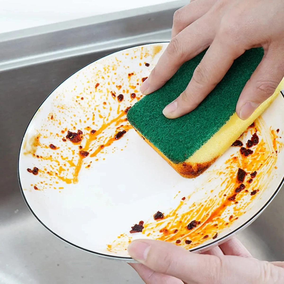 Esponja de Cocina Doble Cara – Alta Absorción y Limpieza Profunda