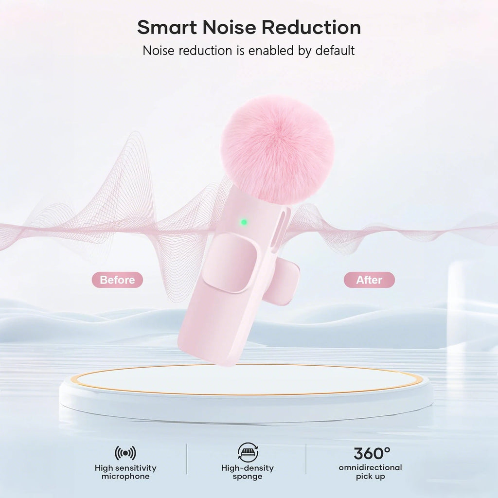 Micrófono Inalámbrico de Solapa para Móvil y Tablet