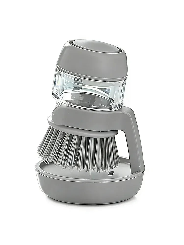 Cepillo Fregaplatos con Dispensador de Jabón Automático