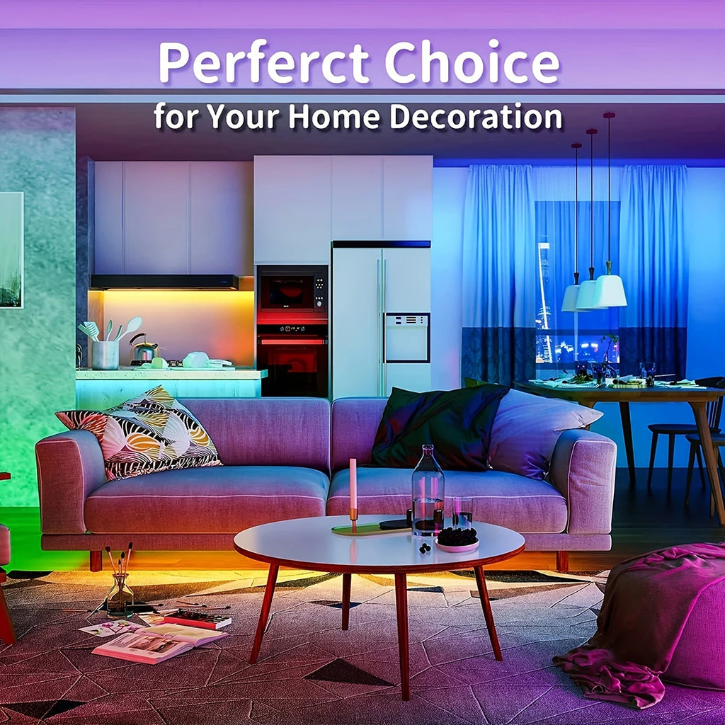 Tiras LED RGB con Mando a Distancia – Luces Ambiente para Habitación y TV