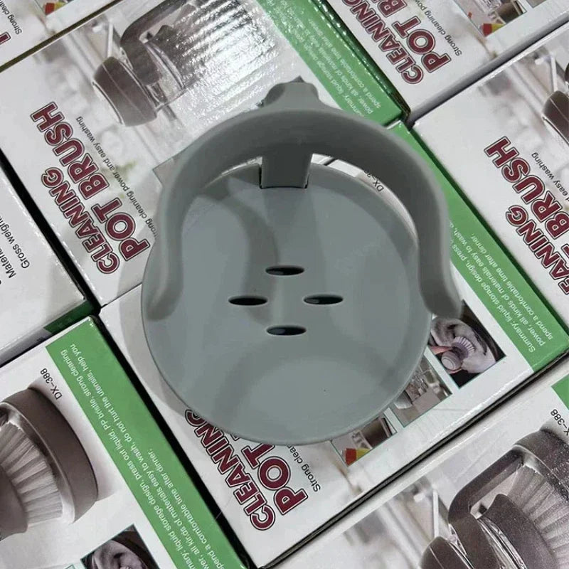 Cepillo Fregaplatos con Dispensador de Jabón Automático