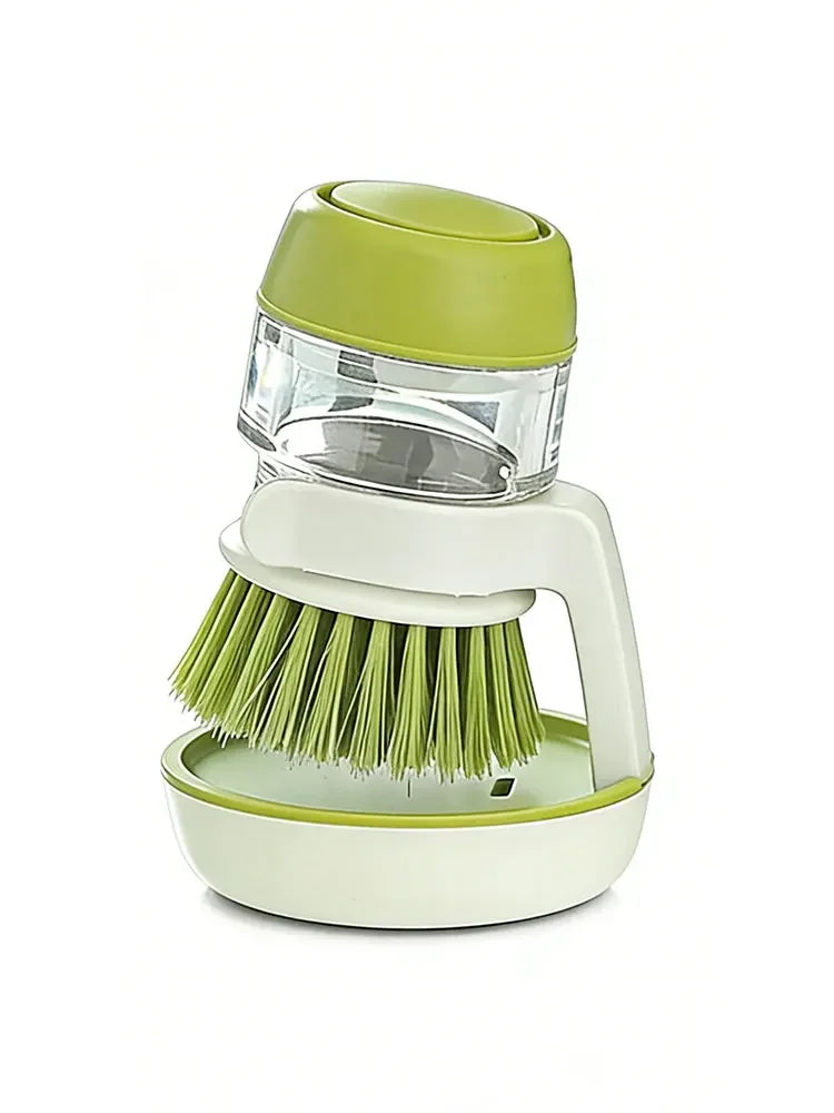 Cepillo Fregaplatos con Dispensador de Jabón Automático