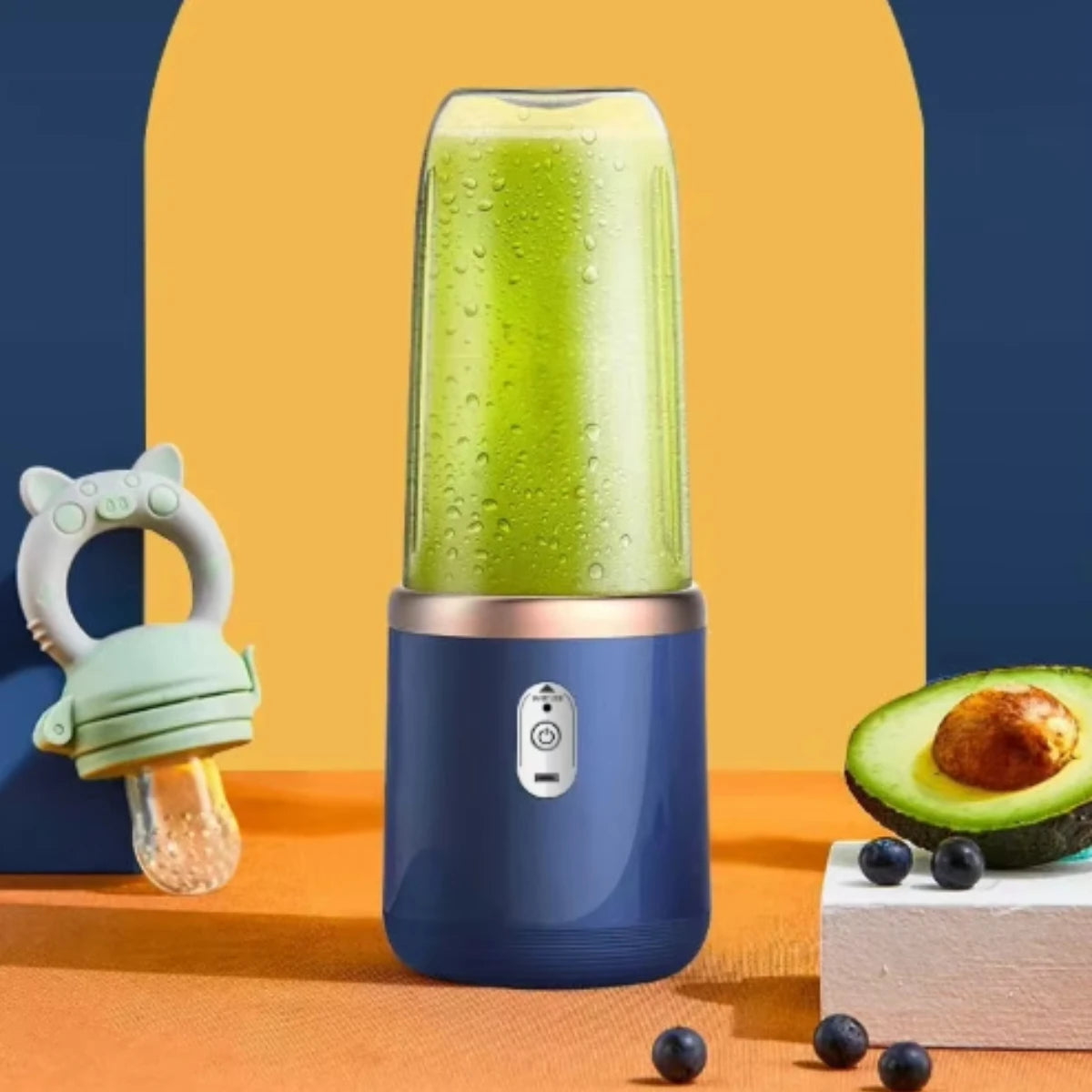 Batidora Portátil USB 400ml – Smoothies y Batidos Donde Quieras