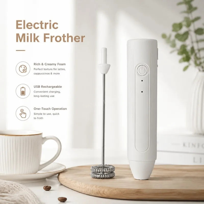 Espumador de Café Eléctrico 2 en 1 – Recargable Type-C